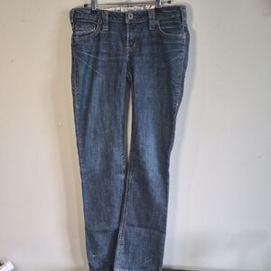 Classic Straight-Leg Jeans in Medium Blue